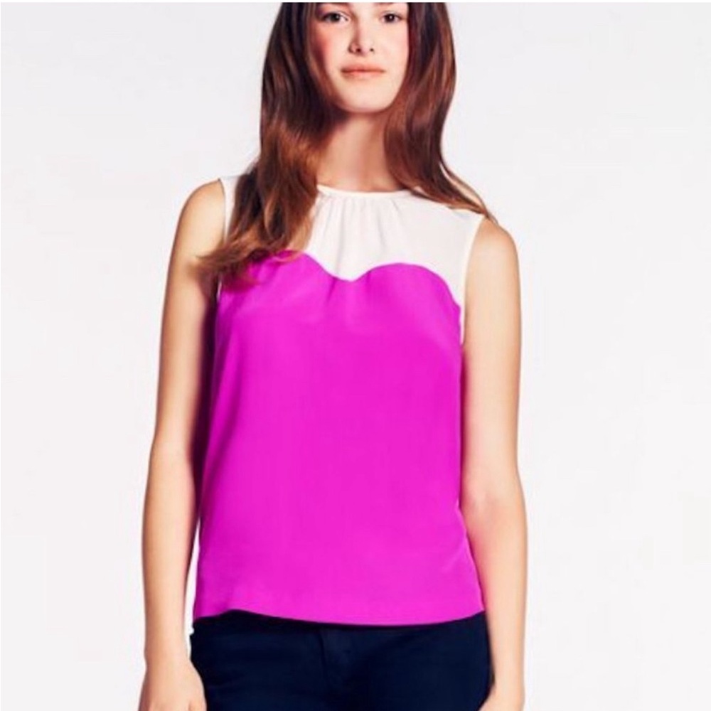 Kate Spade Jamie Hot Pink Blouse